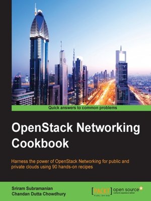 cover image of OpenStack Networking Cookbook